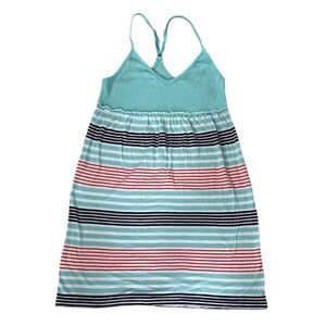Xhilaration Striped Chemise in Blue, Pink, and Black
